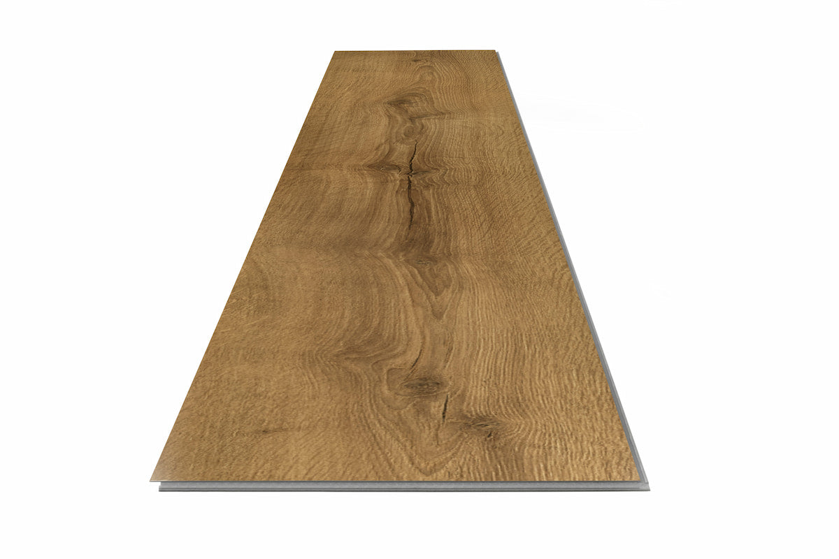 Spectra Luxury Acoustic Rigid Core Click Vinyl Roasted Peanut Oak Plank Built-in Underlay