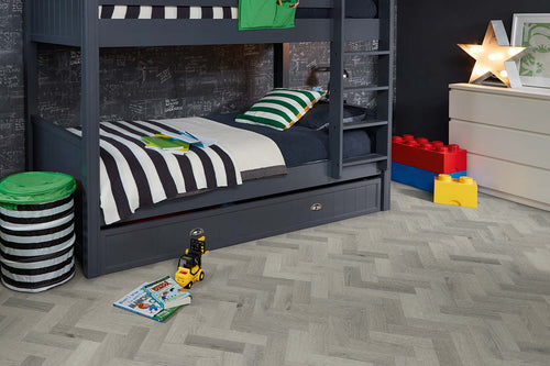 Polyflor Colonia PUR Wisteria Oak Small Parquet Gluedown LVT