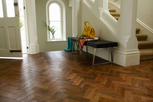 Karndean Art Select Dawn Oak Gluedown Herringbone LVT