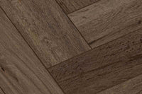 Audacity 12mm Laminate Herringbone Homestead Oak Built-in Underlay
