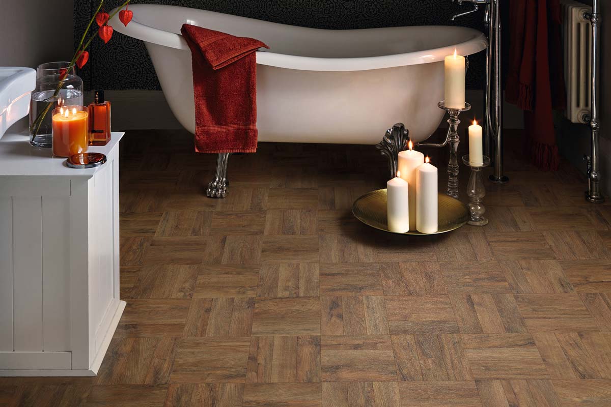Polyflor Camaro Georgian Gluedown Herringbone LVT