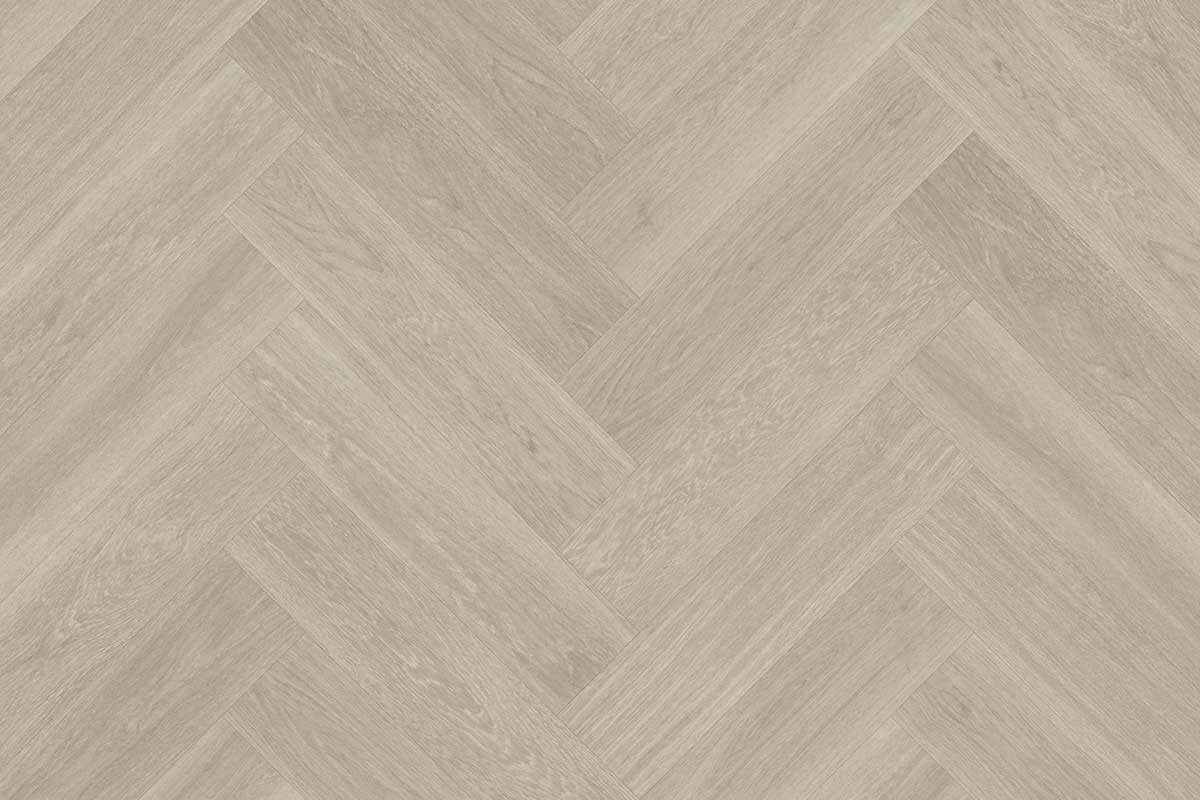 Karndean Van Gogh Grey Brushed Oak Gluedown Herringbone LVT