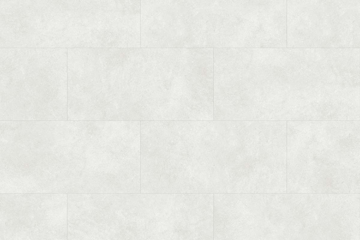 Spectra Luxury Gluedown Vinyl Flooring Chalkstone White Tile
