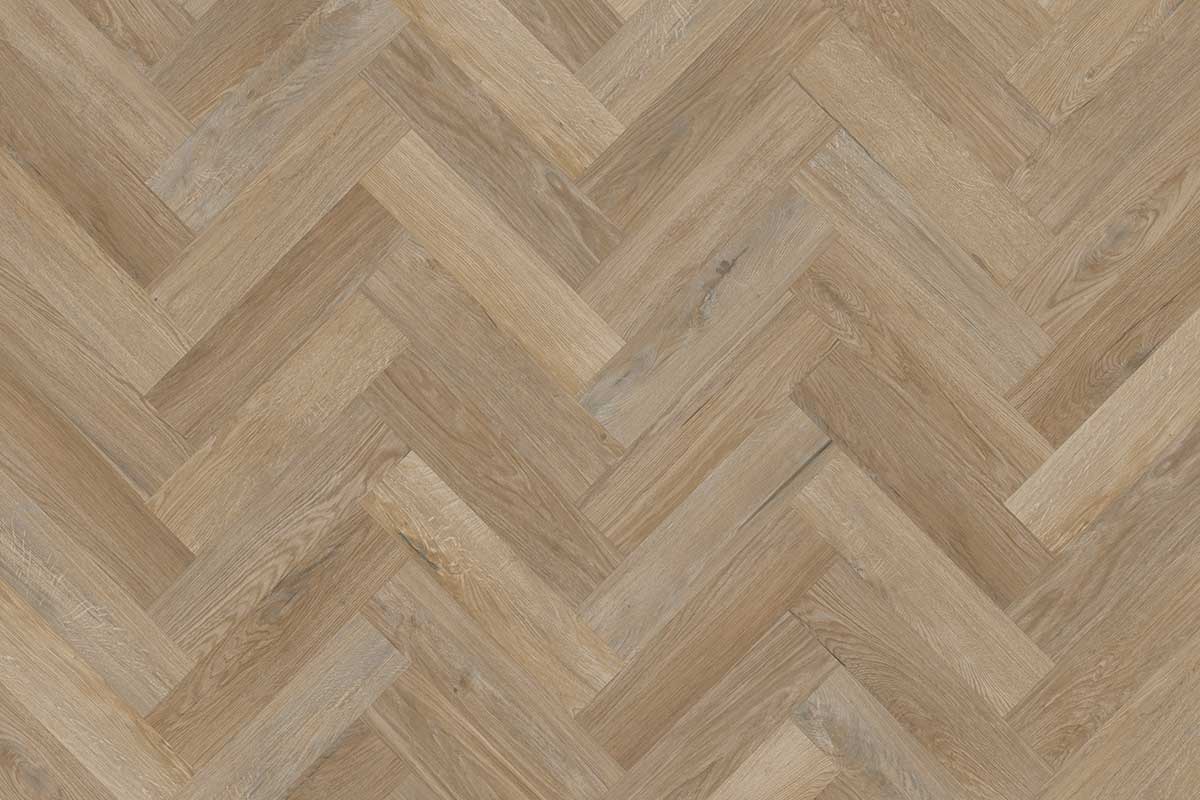 Karndean Van Gogh Hayfield Oak Gluedown Herringbone LVT