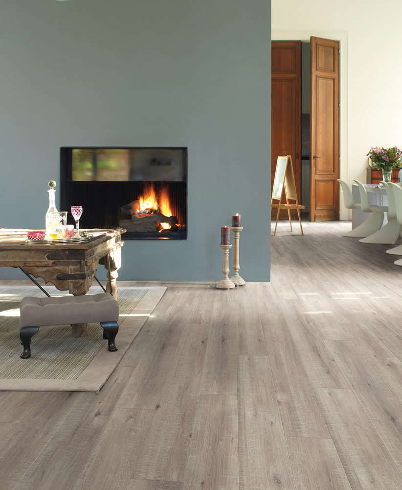 Quick-Step Impressive Ultra Sawcut Oak Grey Laminate
