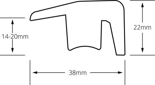 Kahrs 7020024EKXH Oak Linen Edge Trim Matt Lacquer