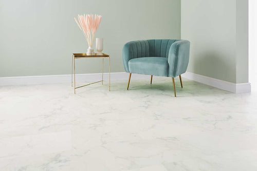 Karndean Knight Tile Glacial Marble Gluedown Luxury Vinyl Tile