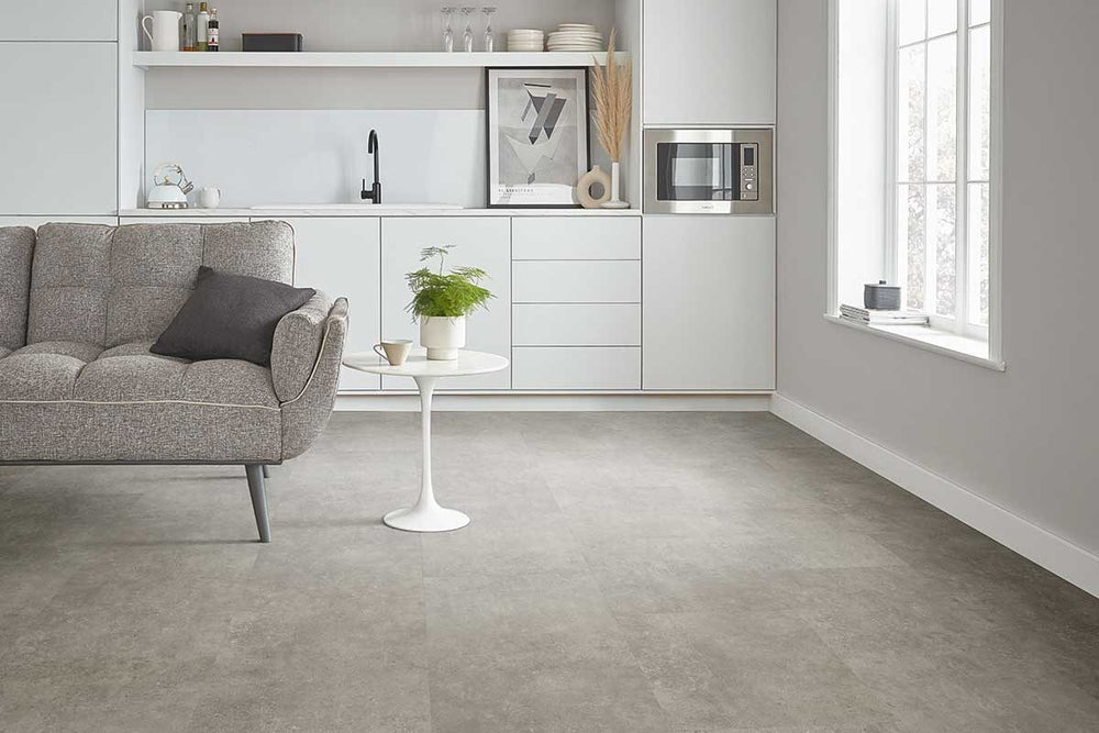 Karndean Van Gogh Pebble Grey Gluedown Luxury Vinyl Tile VGT2410