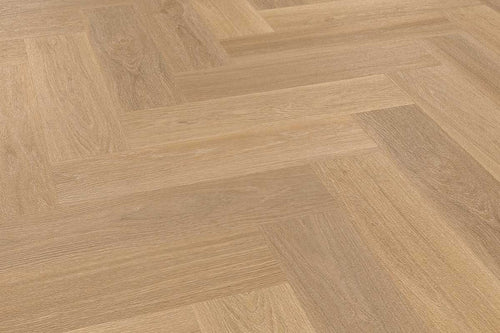 Karndean Van Gogh Warm Brushed Oak Rigid Core Herringbone LVT