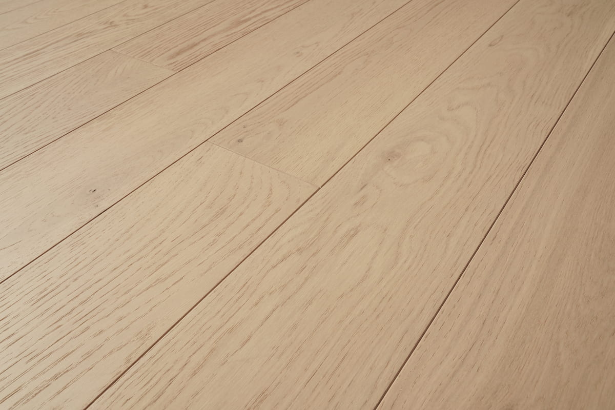 Mega Deal European Engineered Rustic Oak 12mm x 150mm Alabaster Brushed UV Lacquer