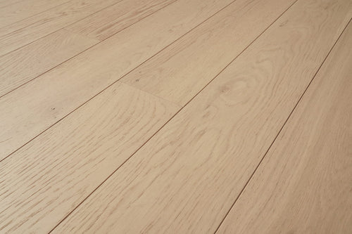 Mega Deal European Engineered Rustic Oak 12mm x 150mm Alabaster Brushed UV Lacquer