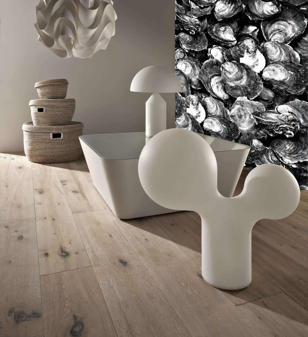 Kahrs Artisan Oyster Oak White Engineered Wood Natural Oil