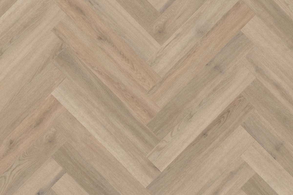 Polyflor Camaro Naked Blond Oak Gluedown Herringbone LVT
