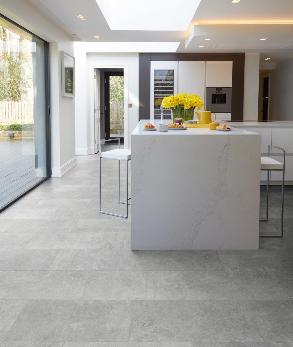 Polyflor Camaro RigidCore Tribeca Cement Luxury Vinyl Tile