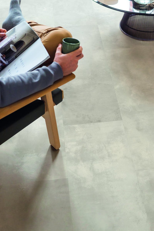 Quick-Step Muse Stained Concrete Click Tile Effect Laminate