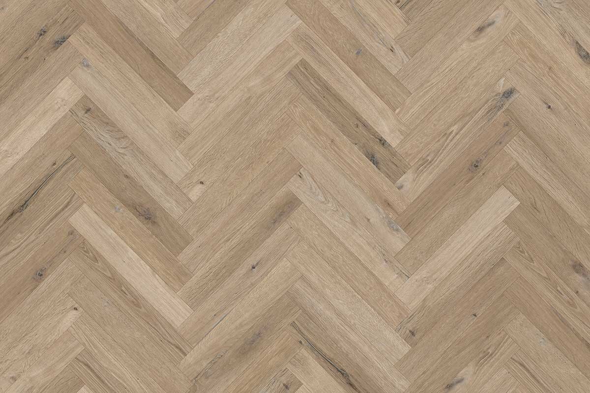Karndean Knight Tile Washed Character Oak Gluedown Herringbone SM-KP144