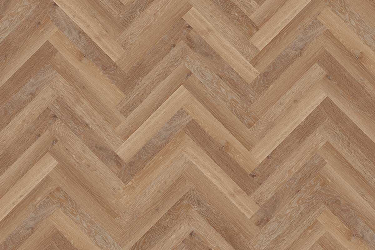 Karndean Knight Tile Pale Limed Oak Gluedown Herringbone