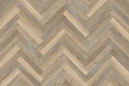 Karndean Knight Tile Lime Washed Oak Gluedown Herringbone