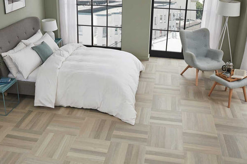 Karndean Art Select Glacier Oak Gluedown Herringbone LVT