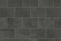 Karndean Knight Tile Black Riven Slate Gluedown Luxury Vinyl Tile ST15