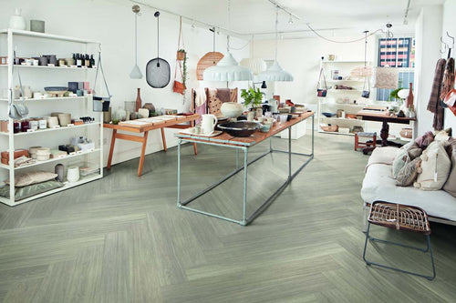Karndean Van Gogh Misty Grey Oak Gluedown LVT